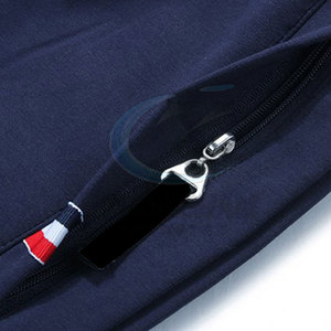 Pantalones Cortos Casuales Ligeros para Hombre, Cintura Media, Color Sólido, Cierre con Cordón Elástico, Secado Rápido, Transpirables, Poliéster/Algodón, para Adultos - Product Image 6