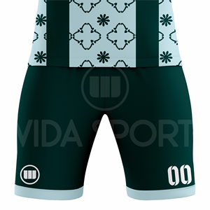 ชุดฟุตบอลสั่งทำพิเศษ คุณภาพสูง ระบายอากาศได้ดี แห้งเร็ว ป้องกันแบคทีเรีย ผ้าสแปนเด็กซ์/โพลีเอสเตอร์ เสื้อและกางเกงขาสั้น ชุดเซ็ต ผู้ผลิต OEM ODM - Product Image 6