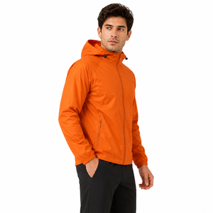 lightweight outdoor windbreaker <b>jacket</b> with comfortable fitting durable material and modern appearance designed for <b>travel</b> - Product Image 2