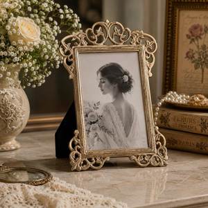 Decorative Antique Metal <b>Picture</b> <b>Frame</b> Family Portrait Photo <b>Frame</b> for Home Office Hotel Interior Export Wholesale - Product Image 4