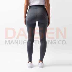Pantalones de equitación para mujer, leggings elásticos con agarre de silicona, cintura alta, transpirables, ropa de entrenamiento - Product Image 4