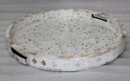 Bandeja de diseño con incrustaciones de nácar, bandeja de servir de nácar, bandeja de MDF, bandejas decorativas, bandeja de resina a precio de venta directa. - Product Image 4