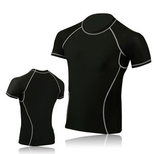Camisetas de Compresión Duraderas para Hombre, de Secado Rápido, Material Spandex/Poliéster, Ropa Deportiva Personalizada, Precios al por Mayor, en Stock - Product Image 2
