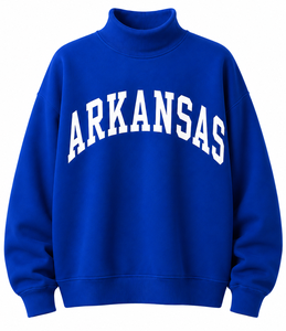 Sudadera Oversize de Cuello Alto para Mujer con Logo Personalizado Estampado Frontal 100% Algodón Felpa Manga Larga Otoño Invierno Tipo Pullover ODM Lavado - Product Image 1