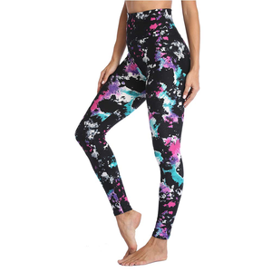 Leggings Deportivos de Cintura Alta con Estampado, 100% Nailon Elástico en Cuatro Direcciones, para Yoga, Gimnasio y Fitness, Levanta Glúteos para Mujer - Product Image 6