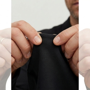 Camisa Premium de Manga Larga para Hombre, 100% Poliéster, Estilo Casual Elegante, con Logotipo Personalizado en la Parte Delantera - Product Image 4