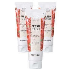 Tony Moly for <b>Fresh</b> to Go <b>Pomegranate</b> Foam Cleanser 170ml 3 Pack - Product Image 1