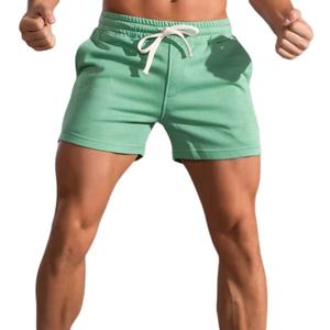 Pantalones Cortos Deportivos de Algodón con Logotipo Personalizado para Hombre, para Gimnasio, Entrenamiento, Atletismo, Running - Product Image 3