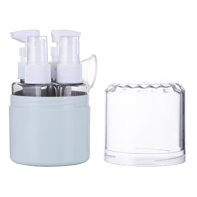 Scatola blu per imballaggio da quattro bottiglie