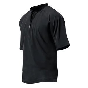 Veste de baseball et softball unisexe OEM, imperméable, col montant, fermeture éclair quart de tour, bas ajustable, pour salle de frappe - Product Image 4