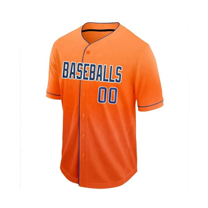 Maillot de baseball de haute qualité 100% polyester, design personnalisé, dernier modèle, uniforme de baseball - Product Image 1