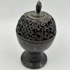 Customized Design Premium Brass Incense <b>Burner</b> With Star Cutouts Aromatic Diffuser All-Season Use Decorative Incense <b>Burner</b> - Product Image 2