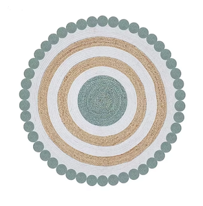 Alfombras y Tapetes para Sala de Estar Hechos de Yute y Algodón, Ecológicos, Antideslizantes, Hechos a Mano con Opciones Personalizadas para Uso en el Hogar y Hoteles - Product Image 4