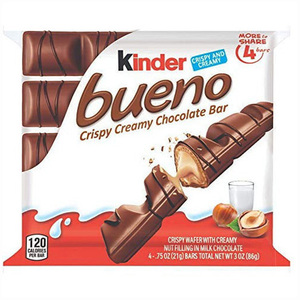 คินเดอร์ บูเอโน 43 กรัม ขนมช็อกโกแลตไส้เฮเซลนัทเนื้อครีม คุณภาพเยี่ยม ราคาถูก - Product Image 2