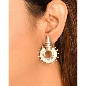 Boucles d'oreilles en argent Meera Jaipur - Product Image 1