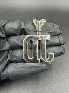 Colgante de Moissanita con Letra Inicial J D Personalizable Estilo Hip Hop, Letra Grande con Incrustaciones, Plata de Ley 925, Joyería Fina, Colgantes y Dijes - Product Image 5