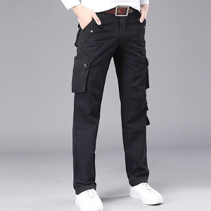 Pantalon de survêtement personnalisé 3Starsexperts pour homme, coupe droite, en coton et toile, poids moyen, idéal pour le fitness et les activités de plein air - Product Image 2