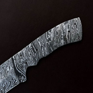 Damascus Steel Blank <b>Blade</b> Handmade <b>Craft</b> Blank for DIY Projects Custom Handle Making Workshop Applications Outdoor Utility - Product Image 5