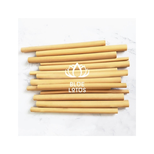 Pajitas de Bambú Ecológicas, Material Ecológico para Bebidas Frías y Smoothies, con Acabado Limpio, Diseño Reutilizable para Compradores B2B, MÁS VENDIDO - Product Image 1