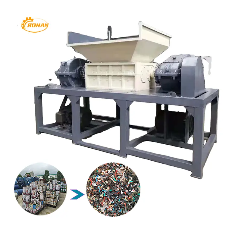 BH-1600 Doppelachsen-Kunststofffolien-Recyclingmaschine, Gewebebeutel-Zerkleinerer, günstiger Export