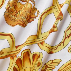 ชุดเดรสพิมพ์ลายทางการสำหรับผู้ชายเสื้อโอเวอร์ไซส์แขนยาวผ้าโพลีเอสเตอร์สำหรับผู้ชาย - Product Image 5