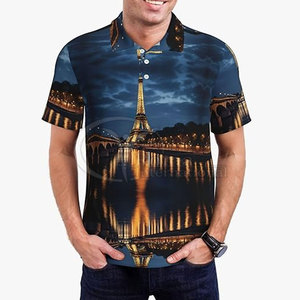 Camiseta Polo Sublimada para Hombre, Talla Grande, Diseño Personalizado, de Alta Calidad, Secado Rápido, Bajo MOQ, 2026 - Product Image 4