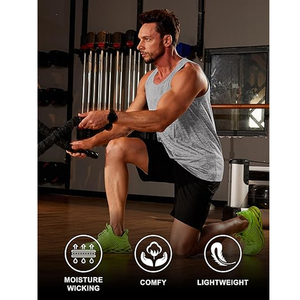 Custom Made Men's Workout Tank Top Breathable Gym Clothing with Casual Style for Men - Product Image 3