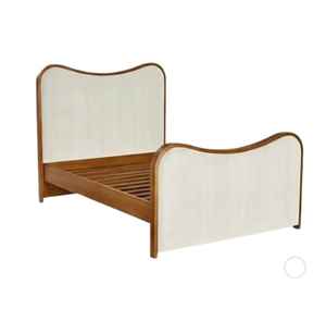 Cama Moderna de Madera Maciza para Hotel o Villa, con Cubierta de Tela, Diseño de Muebles Comerciales - Product Image 6