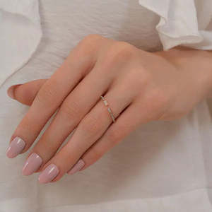 Anillo de Compromiso de Diamante Cultivado en Laboratorio de Platino, Corte Brillante, Chapado en Platino, Estilo Elegante, Certificado por Terceros, Joyería para Mujer - Product Image 3