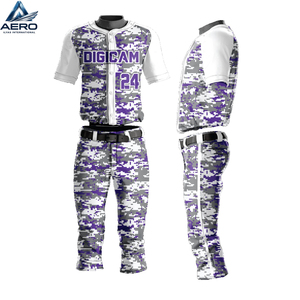 Uniforme de Béisbol de Primera Calidad, Último Modelo, Transpirable, de Manga Corta, con Logotipo Personalizado Impreso - Product Image 5