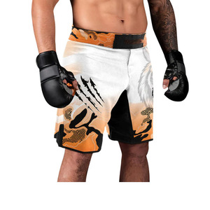 MMA Training Shorts for Martial Arts <b>Grappling</b> Gym Fitness Athletic Wear with Custom Sublimation Design - Product Image 2