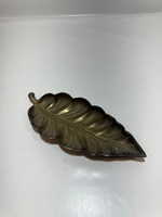 Plateau décoratif en aluminium moulé argenté fait main, motif feuille de figuier, bol central profond, pour salon, hôtel, table, vente en gros