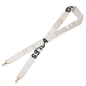 Its A Philly Seed Bead Bag Straps Accessoires de mode avec une forme personnalisée et une sangle de sac à main perlée Design - Product Image 1