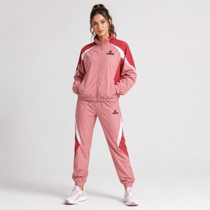 <b>Women</b> <b>Windbreaker</b> Tracksuit Outdoor Sports Jacket Elastic Waist Pants Two Piece Comfortable Athletic Wear For <b>Women</b> - Product Image 1