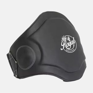 Protector de vientre de piel de vaca de alta calidad con logotipo personalizado y correa de cierre de lazo para entrenamiento de boxeo y muay thai - Product Image 1