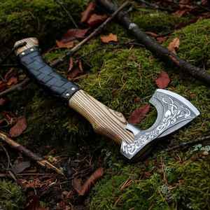 Hacha Vikinga Multiusos a Precio de Fábrica, de Acero con Alto Contenido de Carbono, Diseño Nuevo y Popular para Actividades al Aire Libre, Venta al Por Mayor, Personalizable - Product Image 1