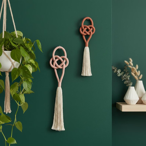 Boho Macrame <b>Curtain</b> Tiebacks Decorative Cotton Rope <b>Tassel</b> Holders for Windows Nordic Home Decor Accessory - Product Image 3