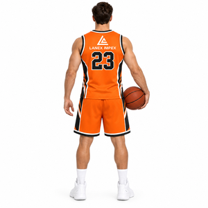 Ensemble d'uniformes de basketball personnalisés, maillot et short de sublimation haut de gamme, légers et respirants, pour l'entraînement - Product Image 4