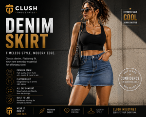 Denim <b>Skirt</b> - Product Image 1