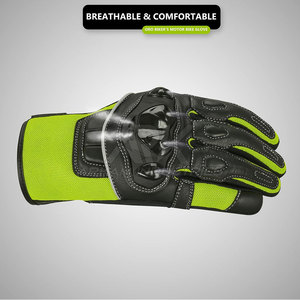 Nouveaux gants de moto design, gants de moto en cuir véritable, gants de moto en cuir de vache - Product Image 5