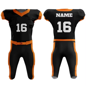 เสื้ออเมริกันฟุตบอลแบบกำหนดเองขายส่ง เสื้ออเมริกันฟุตบอลสำหรับผู้ชาย ชุดอเมริกันฟุตบอลคุณภาพสูงพร้อมบริการ OEM - Product Image 1