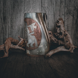 Medieval Style Viking Drinking Horn Mug (Buffalo Horn)-Eco-Friendly Polished for Wine/<b>Beer</b> for Parties & Weddings - Product Image 6