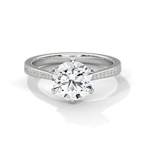 High Quality 925 Silver Diamond <b>Ring</b> for Party Wear Wedding Jewelry and Gift Giving Available for Affordable Price from India - Product Image 1