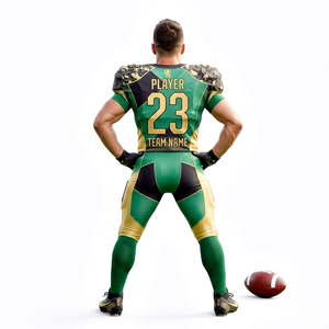 Vêtements de sport, ensemble d'uniformes de football américain de couleur verte avec combinaison de couleurs or et noir, vente chaude, qualité d'exportation - Product Image 6