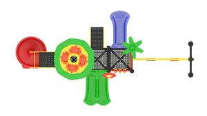 มัลติเพลย์สเตชั่น-ลิตเติ้ล ฟิงเกอร์ส LFO MPS 10 โครงสร้างเหล็กและพลาสติก รับน้ำหนักได้สูงสุด <100 กก. - Product Image 4