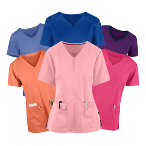 ชุดเครื่องแบบศูนย์สุขภาพโรงพยาบาลชุดจั๊มสูทเสื้อโค้ทพยาบาลผ้านุ่มมากออกแบบได้ตามต้องการ - Product Image 2