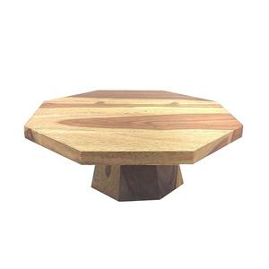 Support à gâteau en bois personnalisé, finition émaillée ronde, imprimé, pour décorations de fêtes d'anniversaire et d'événements, à prix imbattable - Product Image 6