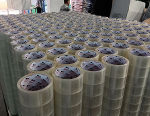 Ruban adhésif transparent en BOPP de haute qualité, résistant, en acrylique thermofusible, pour l'emballage et la fermeture de cartons avec logo - Product Image 5