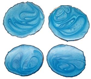 Customizable Logo Epoxy Resin <b>Coasters</b> for Bulk Orders Private Label Drink <b>Coasters</b> Manufacturer Resin Mats and Pads For hotel - Product Image 1