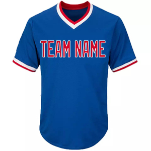 Camisetas de Béisbol Personalizadas con Logotipo, de Alta Calidad, 100% Poliéster, OEM, al por Mayor, Transpirables, Tallas Grandes - Product Image 1